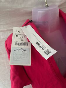 Zara Hot Pink Bodycon Dress - S (new)