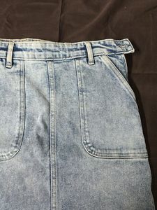 Denim Mini Skirt