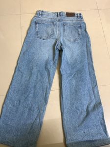 Wide Leg Denim Jeans