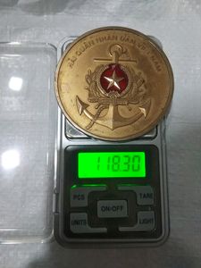 Collectible Vietnam People&#39;s Navy Big Medal 118gms