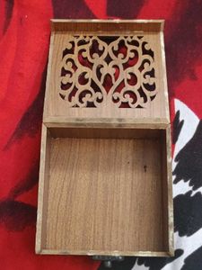 2 Antque Vintage Wooden Jwellery box