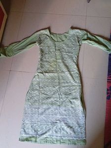 Elegant Green Embroidered Kurta