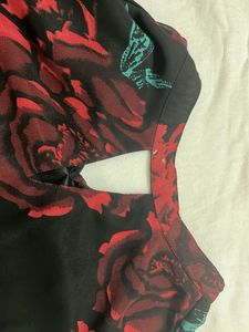 Floral Print Long Sleeve Top