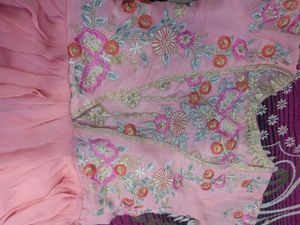 Beautiful pink Gawn And Gorgeous Dupatta
