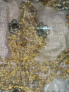 Gorgeous Gold Embroidered Anarkali Dress