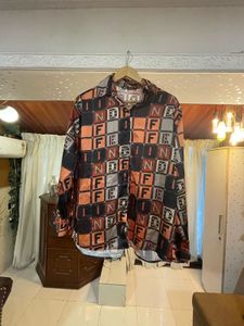 Zara Chain Letter Print Shirt