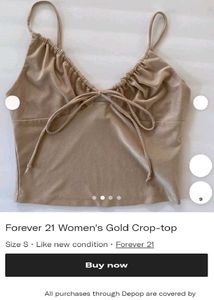Forever21 Gold Shimmering Top✨✨✨