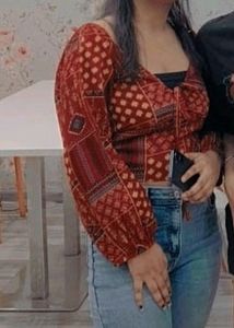 LAST 200/-!! Women Jaipuri Print Designer Off Shou