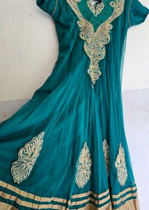 Anarkali Kurta Set Teal