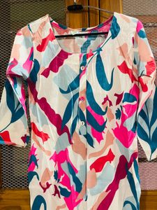 Colorful Printed Kurta