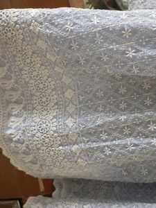 Short chickankari kurti...