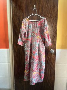 42 bust Floral Print Kurta for women