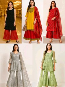 5 Wedding Function Combo Newly Boutique Dresses