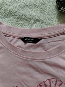 Pink Crop Tee
