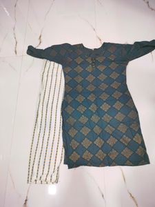 Grey Kurta Set