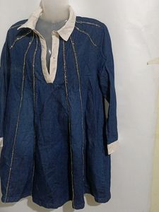 DENIM BAGGY DRESS