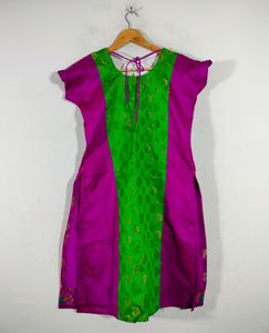 Pink And Green Kurti (Women&#39;s)