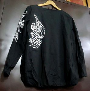 Black Top White Design For Girl Or Woman 34 Bust