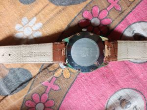 Elegant Brown Leather Strap Premium Automatic Watc