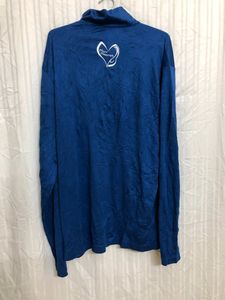 Sport-Tek Blue Long Sleeve Zip T Shirt