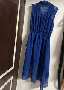 Blue Sleeveless Dress