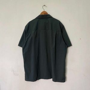 Olive Camp Collar Shirt