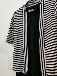 Striped Shrug