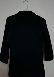 Classic Black Corset Shirt