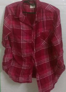 Cute Plaid Buttom Down Shirt Y2k Trendy