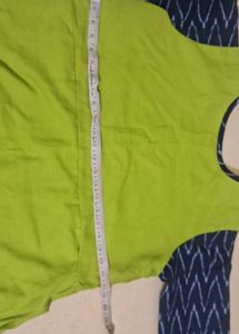 xxl size Stylish Green Printed Dress