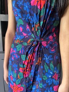 Mango Floral Midi Dress