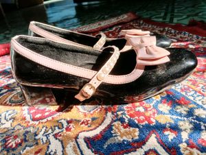 Cute black pink Mary Jane