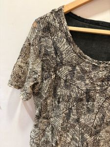 Beautiful Brown Mesh Top