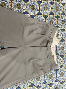 Gray Wide Leg Trousers