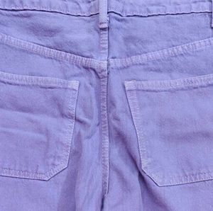Trendy Purple Cargo Jeans (Pants)
