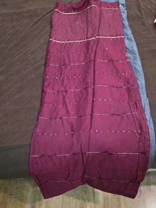 Maroon Dupatta