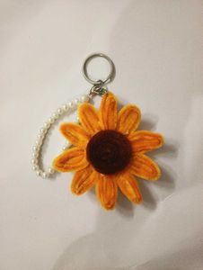 Sunflower Keychain