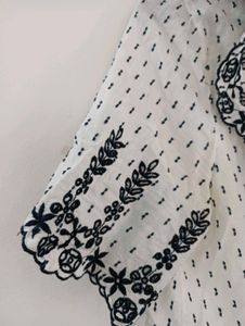 Floral Embroidered Top