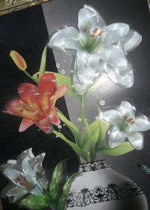 Beautiful 3d Wall Flower Painting