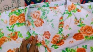 Floral Print Tunic Top
