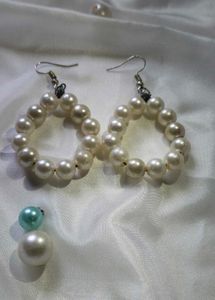 HANDCRAFTED  PEARL  EARRINGS