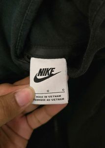 Athletic Nike Black Zip-Up Hoodie