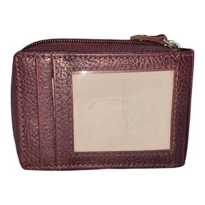 Stylish Leather Zip Around Mens Wallet