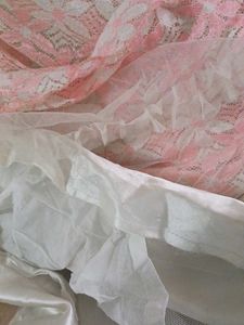 GIRLS Satin Silk Net Gown