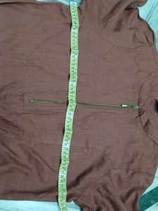 Brown Embroidered Dress
