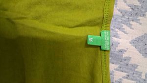Y2K Benetton Green Long Sleeve Top