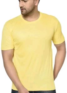 Men Solid Round Neck T shirt