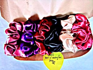 6 Satin Scrunchies Combo Pack ♥️😊