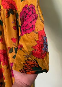 NAIRA CUT KURTI WITH WIDE LEG PLAZO PANT