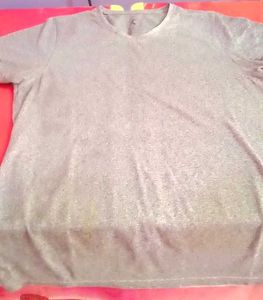 Gray V-Neck Tee